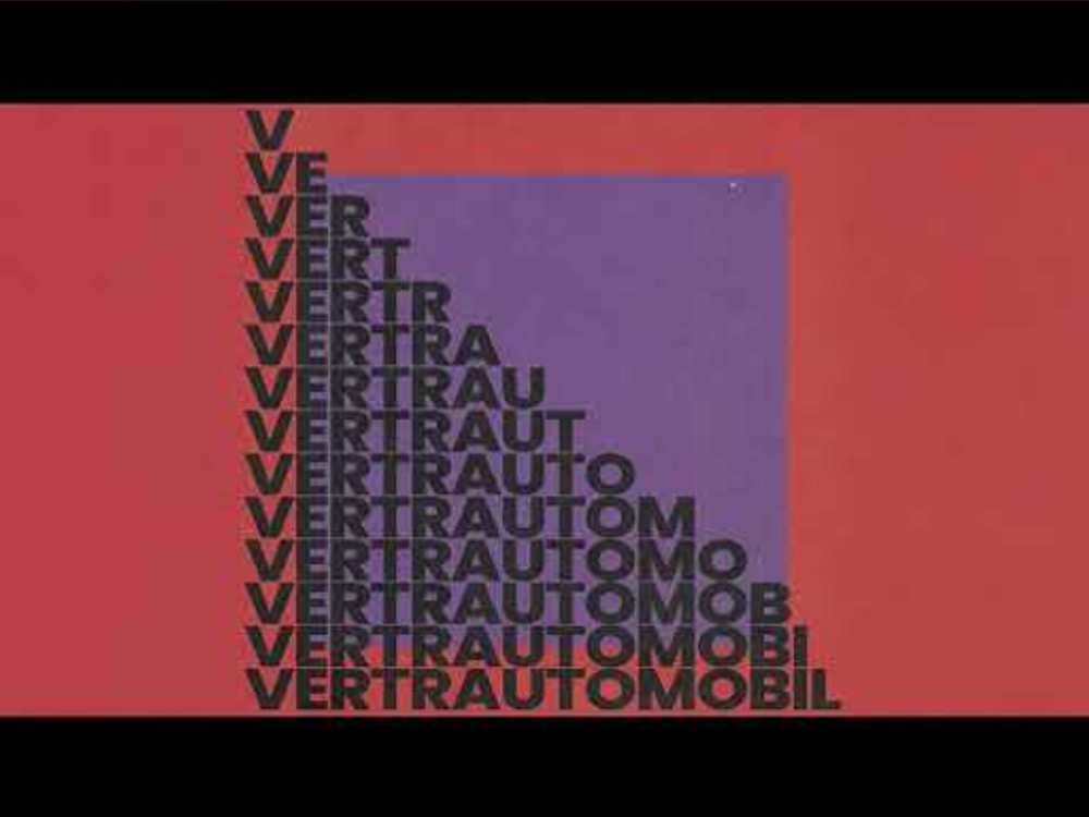 Ben Georgi - Vertrautomobil (Visualizer)