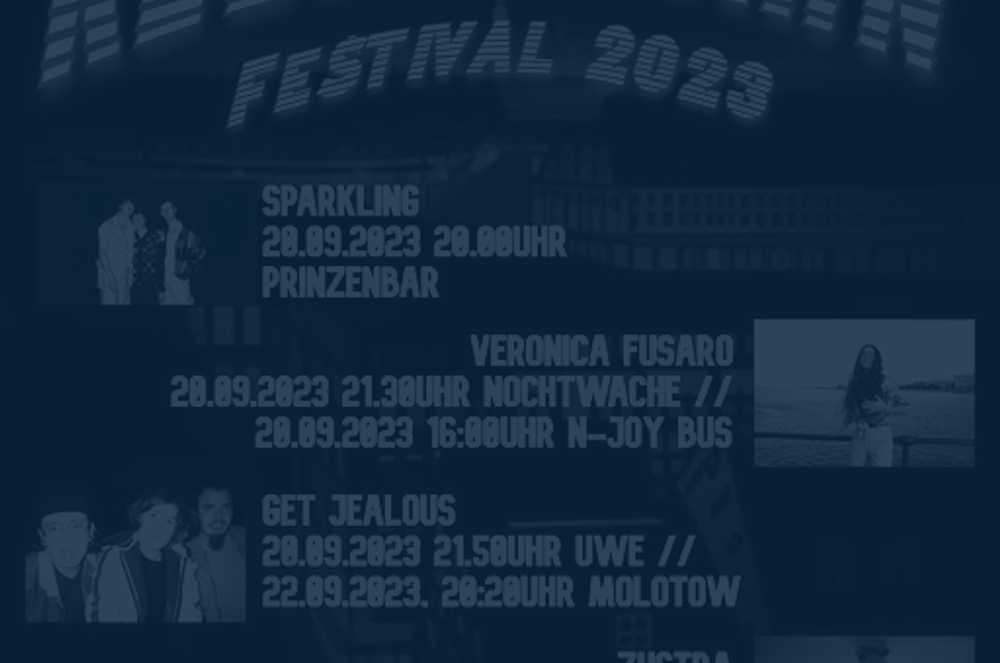 Reeperbahn Festival 2023 mit SPARKLING, Veronica Fusaro, Get Jealous und ZUSTRA