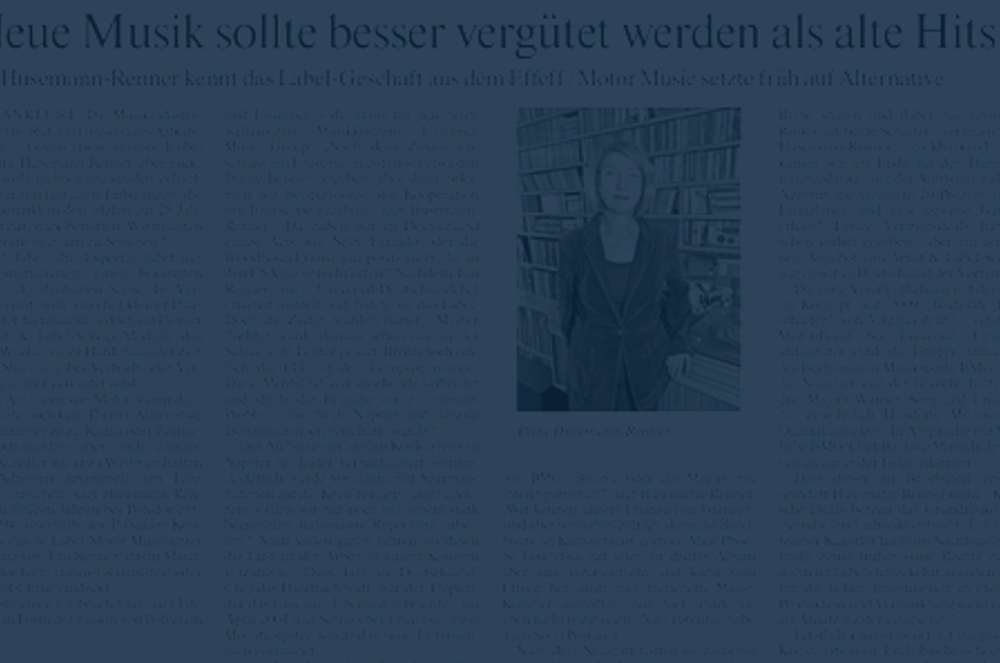 „Neue Musik sollte beim Streaming besser vergütet werden als alte Hits“