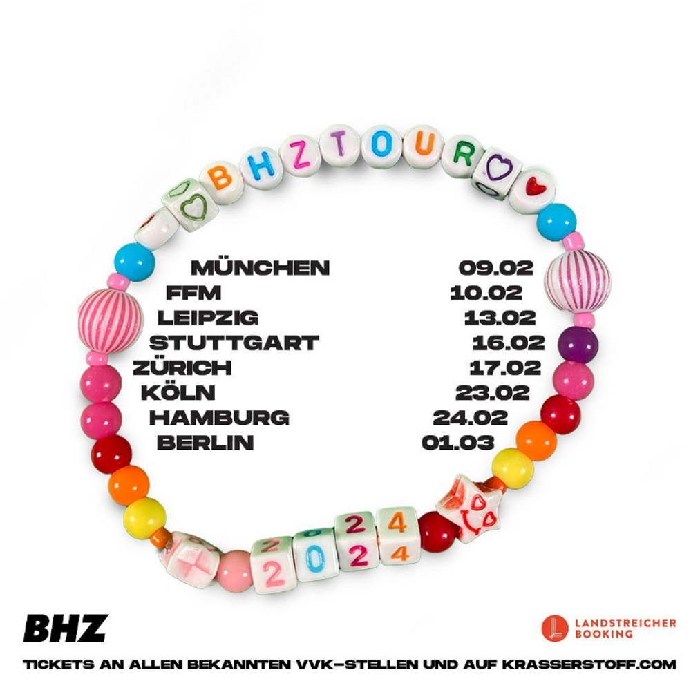 BHZ auf #7 in den Charts und 2024 auf Tour